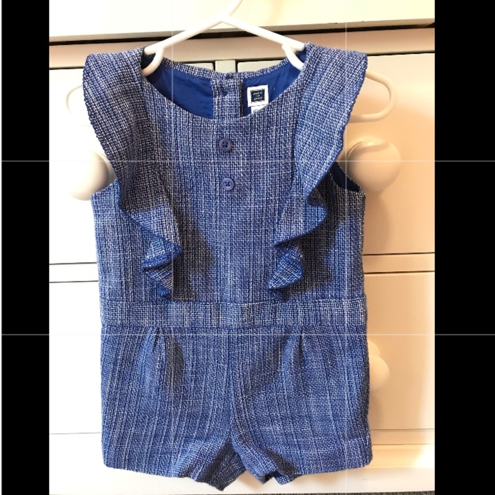 Janie & Jack tweed romper